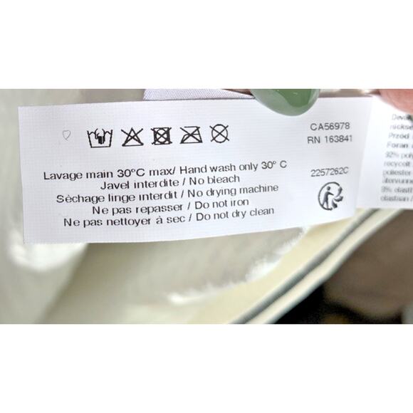 Simone Perele Women's Size 2 FR Augustine Ivory Lacey Top Racer Back Lingerie - Picture 11 of 12